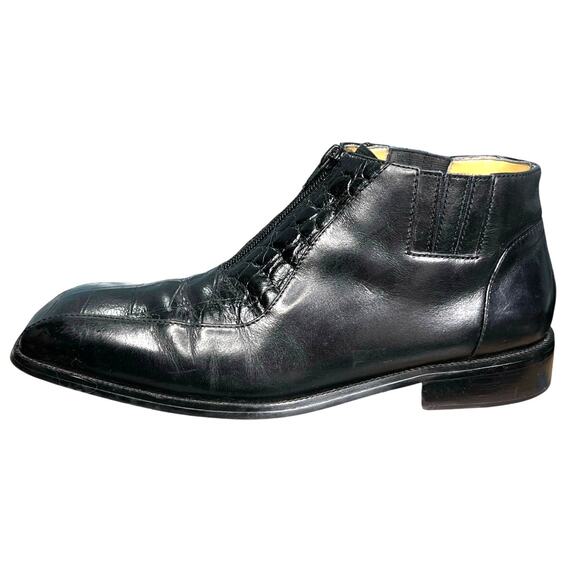 Vintage Georgia Brutini Men’s Black Leather Chukka Boots Size US 8.5 main image 9